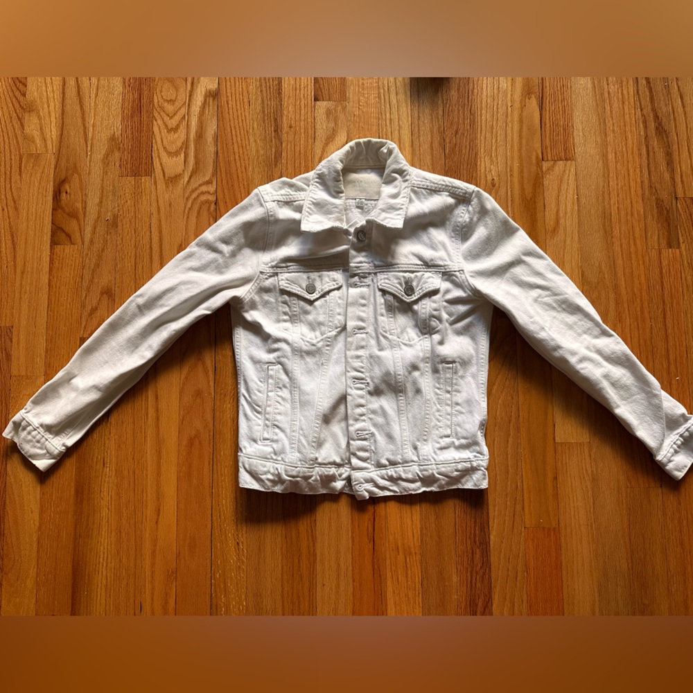 Lucky Brand Cream Denim Jacket